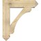 Ekena Millwork Legacy Arts and Crafts Rough Sawn Bracket w/ Offset Brace, Douglas Fir, 8"W x 30"D x 34"H BKT0806X30X34LEC03RDF - alternate 4